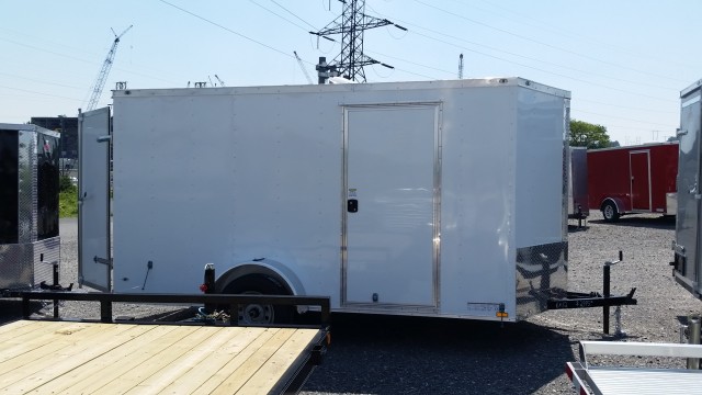 2017 ANVILE 6 X 12 ENCLOSED TRAILER for sale at Mull's Auto Sales