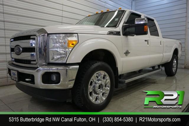 2014 FORD F-250  LARIAT CREW CAB 4WD 6.7L POWERSTROKE DIESEL for sale at R21 Motorsports